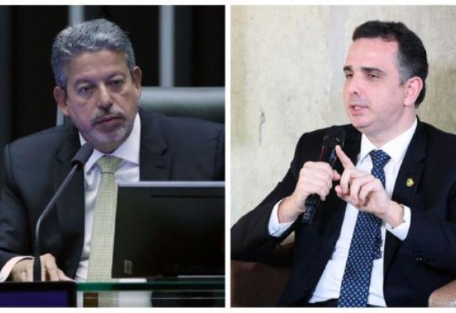 Arthur Lira (PP-AL) e Rodrigo Pacheco (PSD-MG)