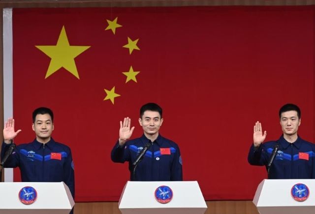 Astronautas China (Xinhua)