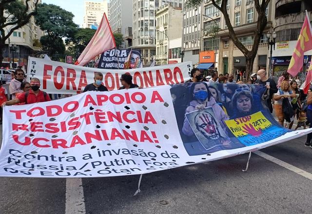 Ato do PSTU (Divulgação)