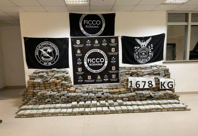 Autoridades de Roraima fazem maior apreensão de drogas na história do estado (Divulgação)