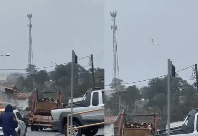 Avião cai em Vinhedo | Reprodução