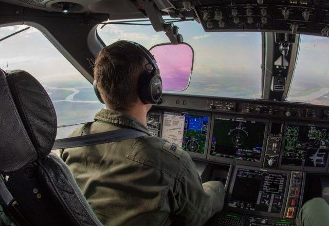 Avião da FAB sobrevoa áreas atingidas pelo fogo no Pantanal | Luan Isaac/FAB