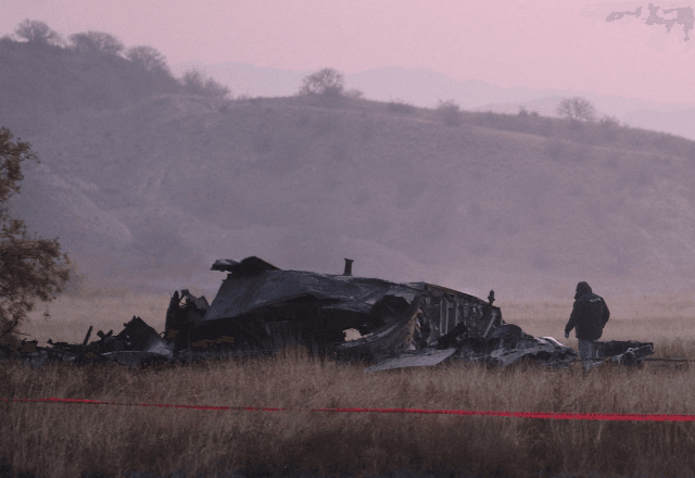 Avião turco que caiu na Geórgia. | REUTERS/Irakli Gedenidze