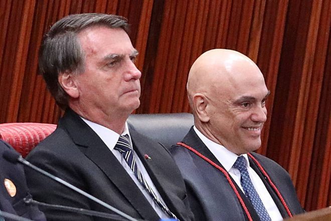 Bolsonaro e Moraes | Antônio Augusto/Secom/TSE
