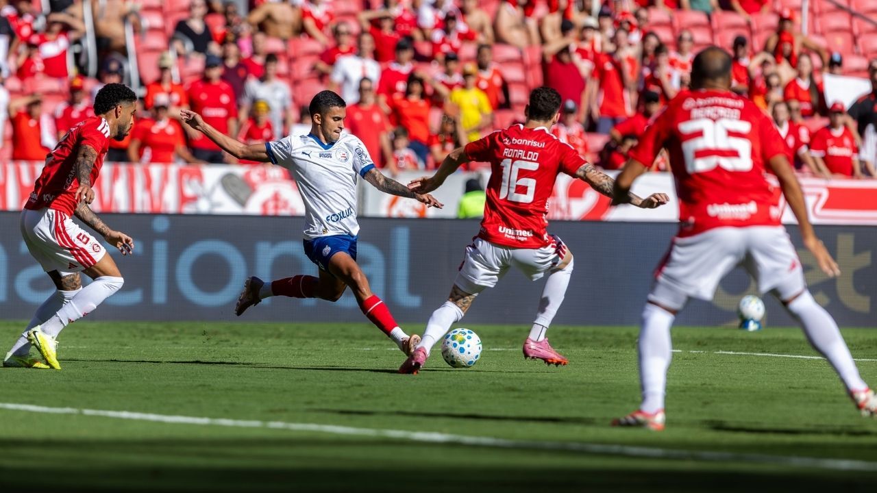 Bahia x Internacional: jogo do 1º terminou empatado em 1 a 1 | Foto: Rafael Rodrigues/EC Bahia