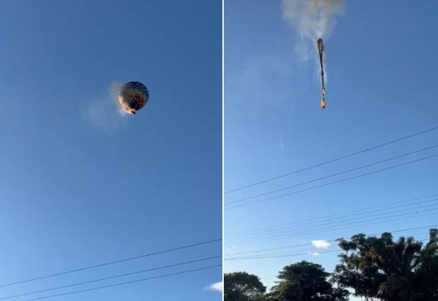 Oito pessoas morrem em queda de balão em SC