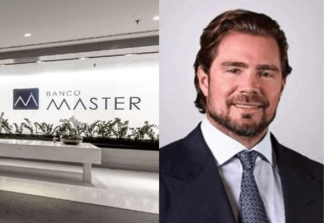 Banco Master e Daniel Vorcaro, executivo responsável pela instituição | Reprodução/SBT
