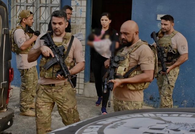 Bebê resgatada pela polícia. Foto: Divulgação/Polícia Civil do Amazonas
