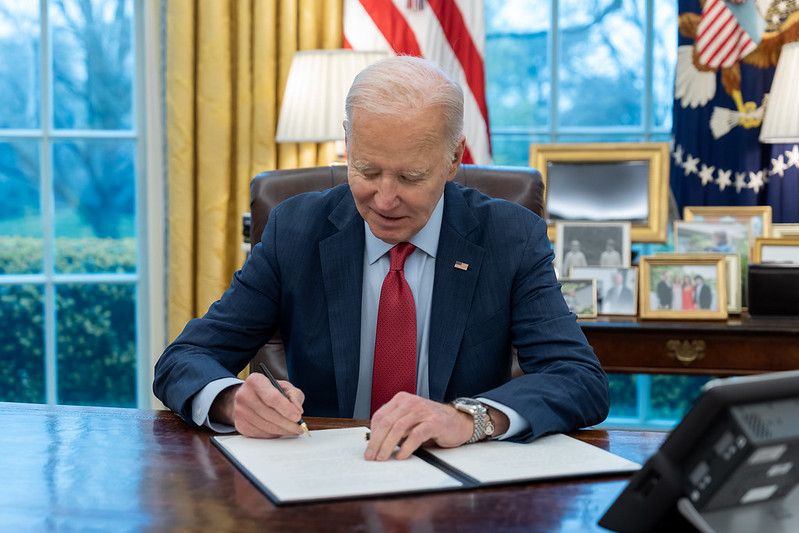 O presidente dos Estados Unidos, Joe Biden, abriu mão de tentar à reeleição | Adam Schultz/White House