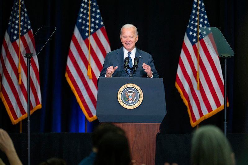 A desistência da candidatura do presidente dos EUA, Joe Biden, foi uma das principais pesquisas deste domingo (21) no Brasil |  Oliver Contreras/White House