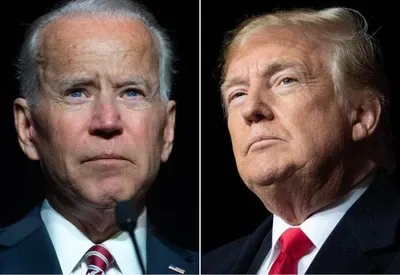 Presidente dos Estados Unidos, Joe Biden, e Donald Trump | Reprodução