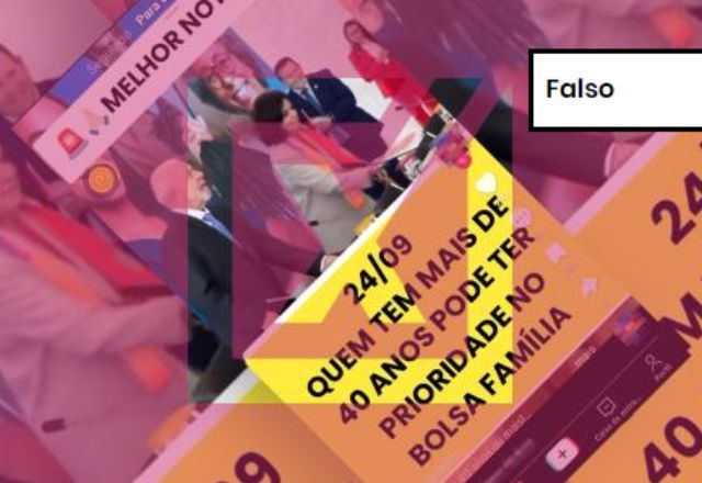 Bolsa Família não vai priorizar pessoas acima de 40 anos; saiba os critérios | Projeto Comprova
