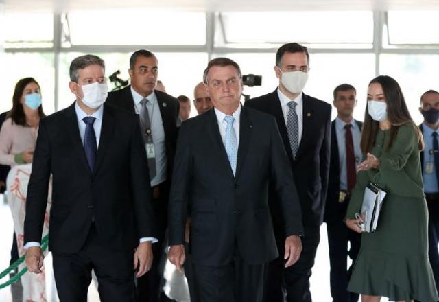 Bolsonaro, Arthur Lira e Rodrigo Pacheco
