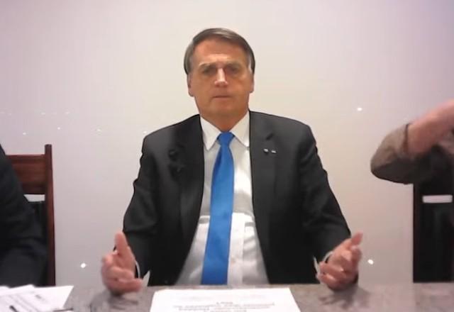 Bolsonaro durante live
