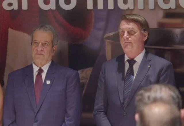 Bolsonaro e Valdemar Costa Neto