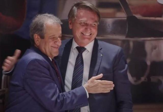 Bolsonaro e Valdemar Costa Neto