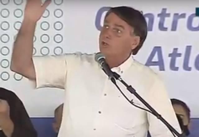 Bolsonaro em evento no Paraná - Foto reprodução Youtube