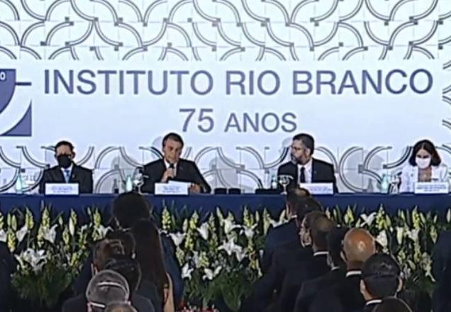 Bolsonaro no dia do diplomata