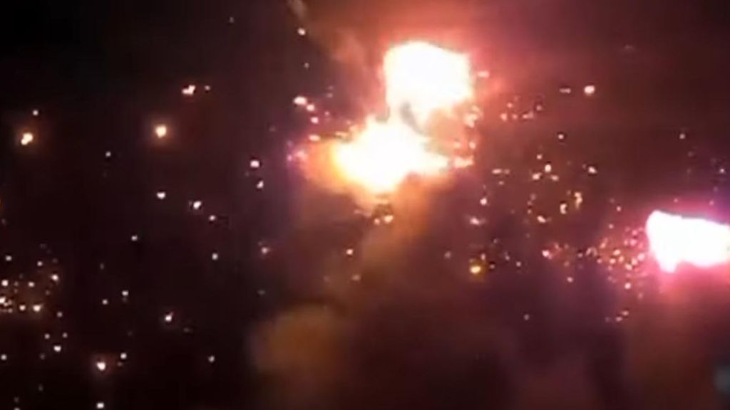 Bombardeio israelense na Síria | Reprodução