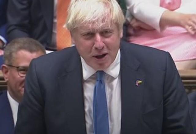 Boris Johnson em último discurso ao Parlamento