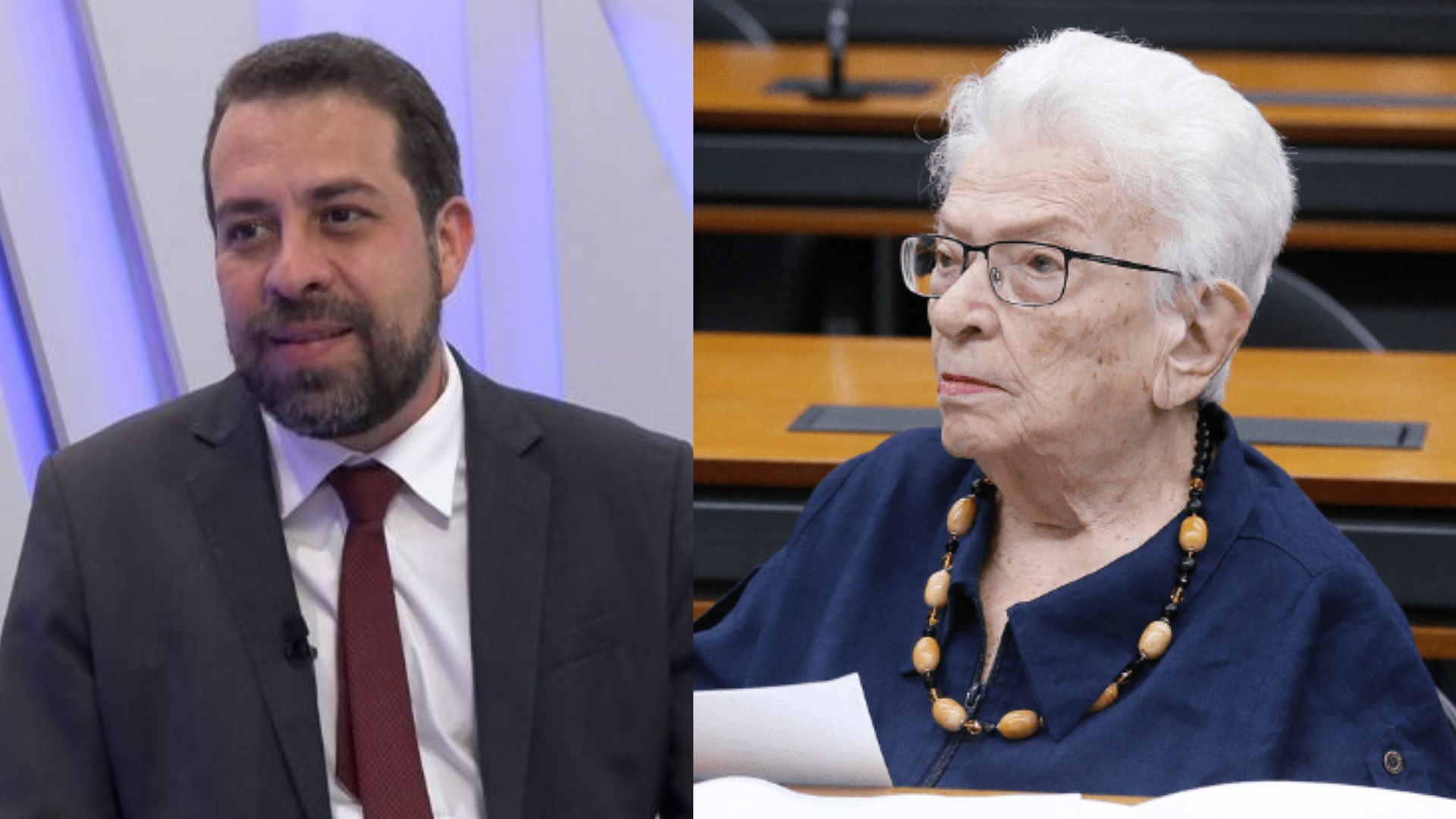 Guilherme Boulos e Luiza Erundina, deputados do PSOL por São Paulo | Montagem/SBT News