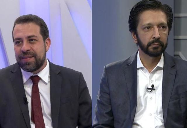 Boulos e Nunes são os pré-candidatos que lideram a disputa pela prefeitura de SP | SBT