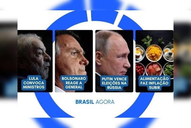 Brasil Agora: Bolsonaro reage a general; Putin vence eleição na Rússia