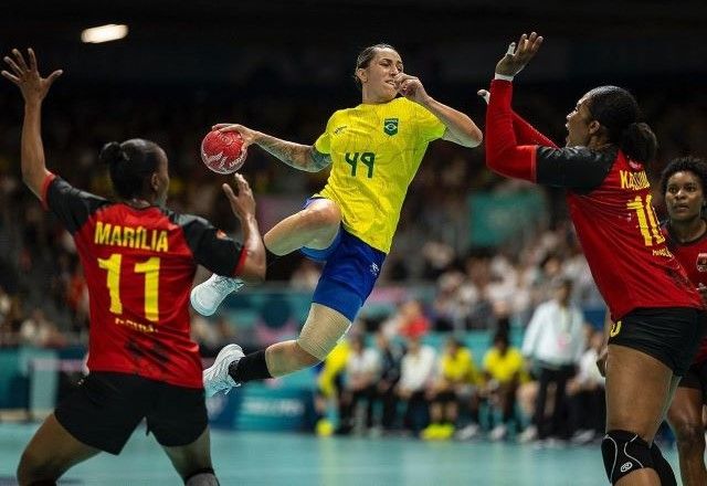 Brasil vence Angola e se classifica para as quartas no handebol feminino em Paris 2024 | Divulgação/@ruasmidia/CBHb