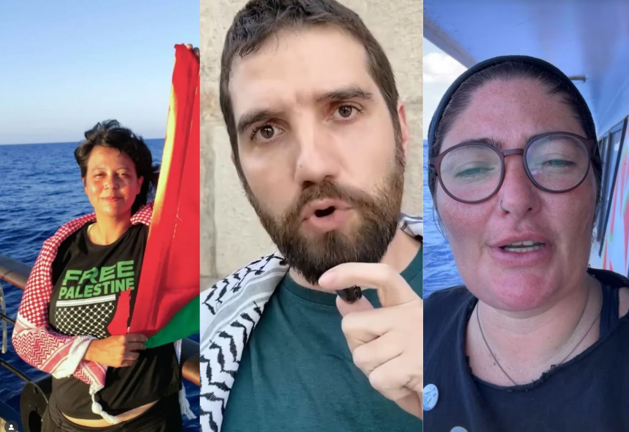 Mariana Conti, Bruno Sperb e Gabriela Tolotti estavam nas embarcações - Reprodução / Redes Sociais