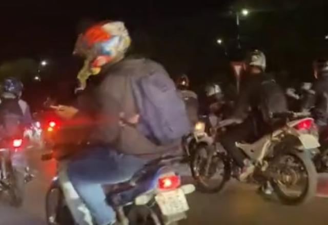 Brasília registra movimentação intensa de grupo de motoqueiros