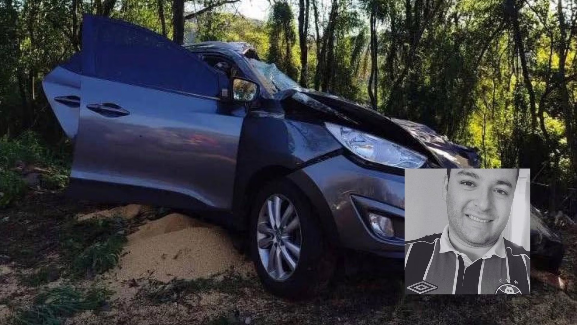 Jornalista foi atingido por um caminhão que carregava ração | Foto: Redes sociais/Reprodução