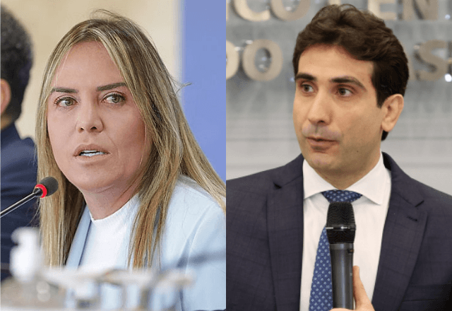 A governadora do Distrito Federal, Celina Leão (à esquerda) e o presidente do Banco Central, Gabriel Galípolo (à direita) | Divulgação/Tony Oliveira/Agência Brasília e Alexandre Boiczar/Banco Central