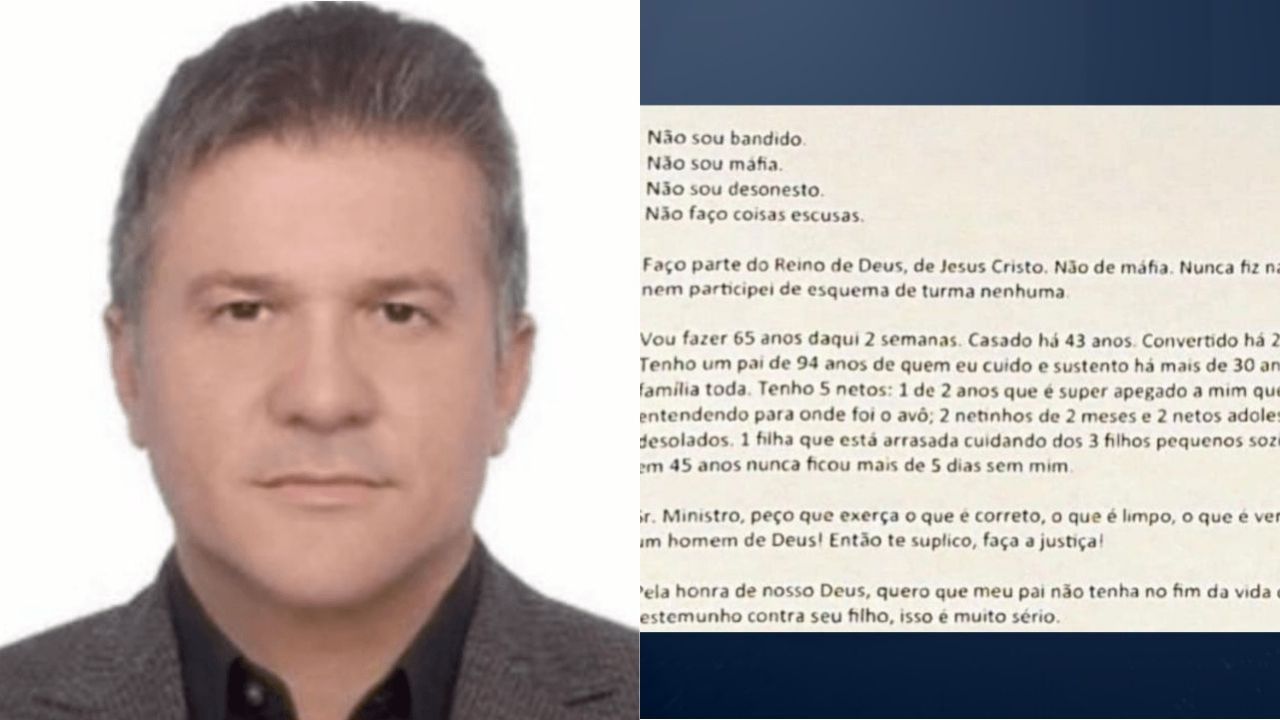 Pai de Vorcaro cita AVC e Deus ao pedir liberdade ao STF