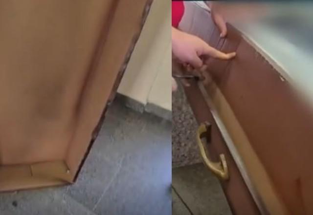 Caixão de papelão fornecido para sepultamento de jovem em Ponta Grossa