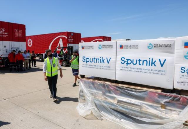 Caixas da Sputnik V
