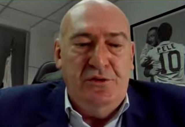 Presidente do Santos depondo (Reprodução/Câmara dos Deputados)