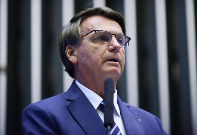 O presidente Jair Bolsonaro falou sobre a situação na Ucrânia (Foto: Nilson Bastian/Câmara dos Deputados)