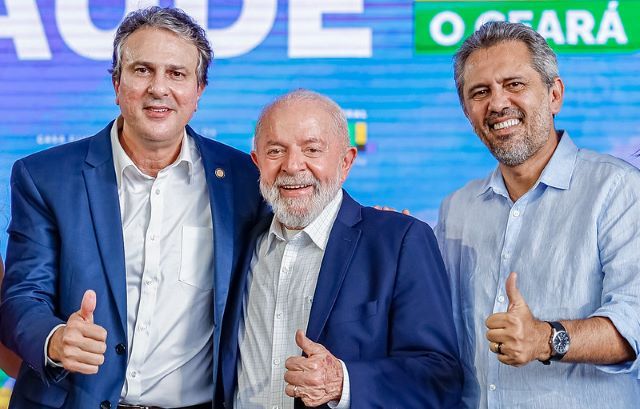 Camilo, Lula e Elmano | Foto: Ricardo Stuckert