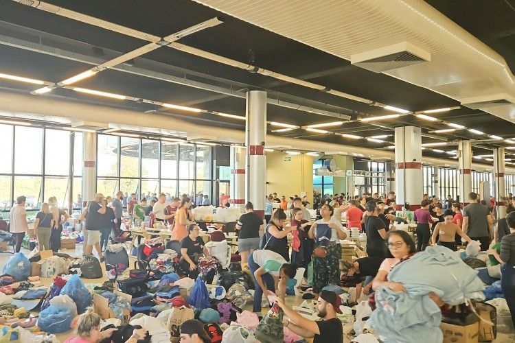 Campus de universidade em Canoas se tornou abrigo para oito mil pessoas durante chuvas