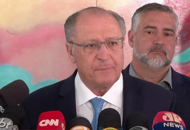 Geraldo Alckmin concede entrevista coletiva (Reprodução/CanalGov)