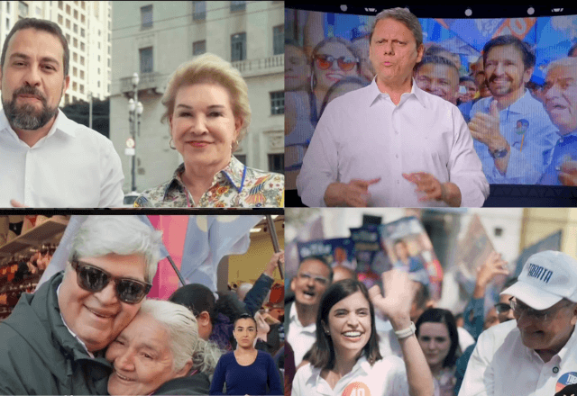 Candidatos à prefeitura de SP apostam em rostos conhecidos na política | Reprodução