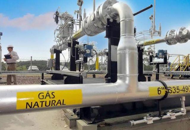Canos de gás natural da Petrobras