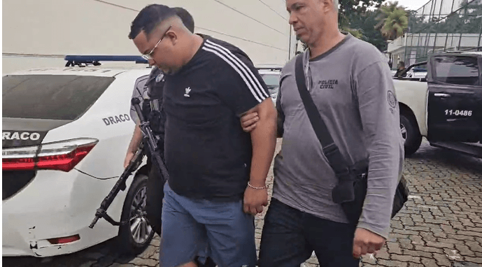 Homem foi preso no início da semana e levado por policiais da Draco | Polícia Civil