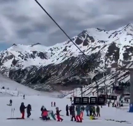 Estação de esqui nos Pirineus, na Espanha | Reprodução