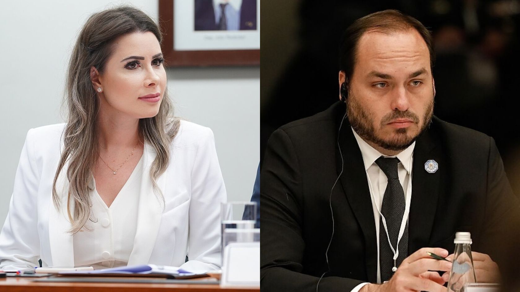 Carol De Toni e Carlos Bolsonaro são eleitos senadores em SC Carol De Toni e Carlos Bolsonaro são eleitos senadores em SC