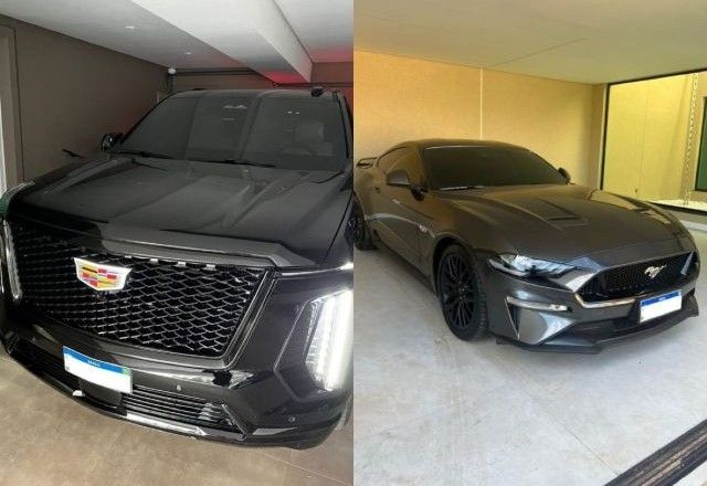 Carros de luxo foram encontrados em São Paulo e Brasília: nova fase da operação Sem Desconto | Divulgação/PF