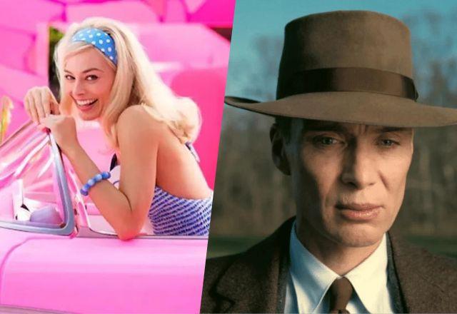 Cartaz do filme Barbie e Oppenheimer