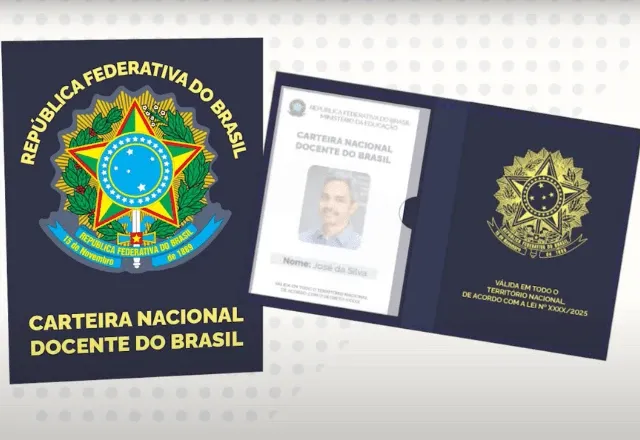 Carteira Nacional Docente do Brasil (CNDB). | Divulgação
