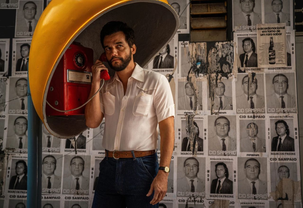 Wagner Moura em cena como Marcelo, em 'O Agente Secreto' | Divulgação/Victor Juca
