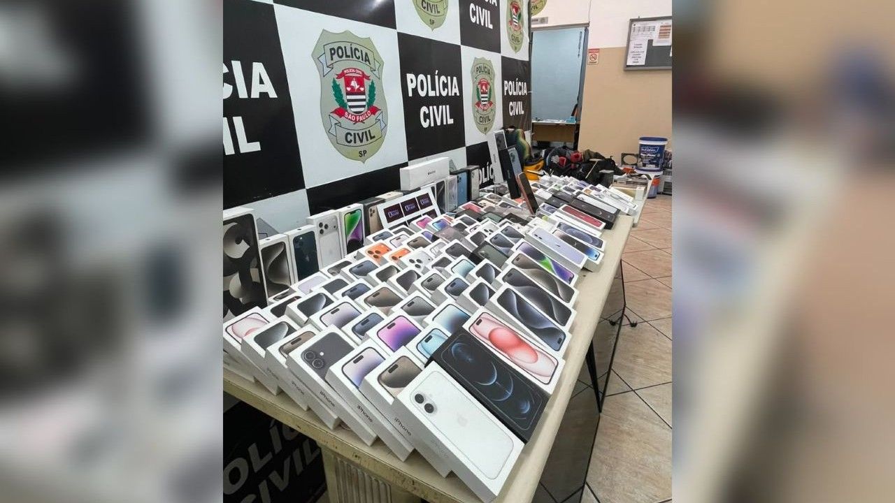 Imagem da notícia: Casal é preso por "loja fake" de celulares para dar golpes